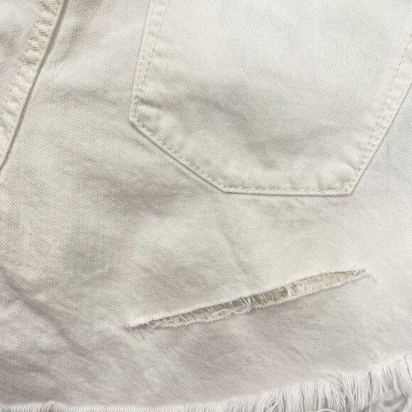 One X One Teaspoon Denim Shorts Chalk Hawk High Wa - Picture 7 of 12